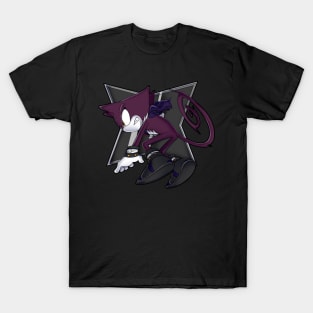 Pyro the cat sonic channel style T-Shirt